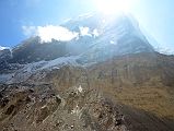 16 Dhaulagiri Northwest Shoulder From Chhonbardan Glacier Near Glacier Camp 4211m Around Dhaulagiri